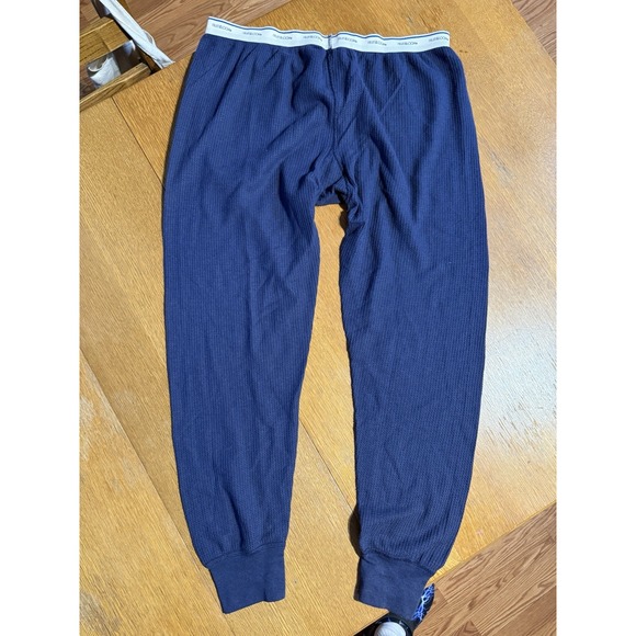 Vintage Fruit of The Loom Blue THERMAL Long Johns UNDERWEAR‎ Men's XL - Picture 7 of 8